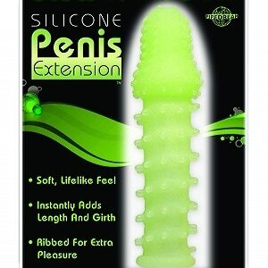 Capa peniana fosforescente - SILICONE PENIS EXTENSION GLOW IN THE DARK - PIPEDREAM - Sexshop-0