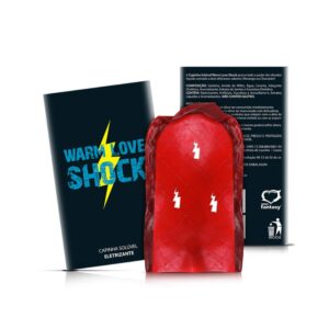 Capa Peniana WarmLove Shock Comestível Morango SexyFantasy - Sexshop