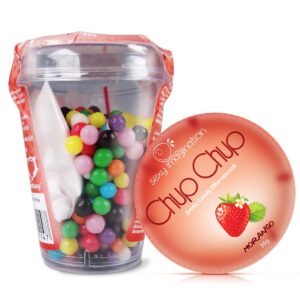 Chup Chup Erotic Candy Effervescent Morango Sexy Fantasy - Sexshop