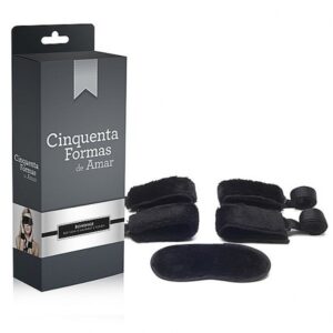 Cinquenta Formas de Amar - Bondage - Kit com 4 Amarras e Venda