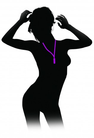 Colar com cápsula - NEON PARTY VIBE NECKLACE PURPLE - PIPEDREAM - Sexshop-3315
