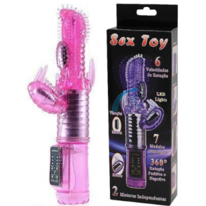 Jack Rabbit ponto G Rosa - Vibrador Rotativo