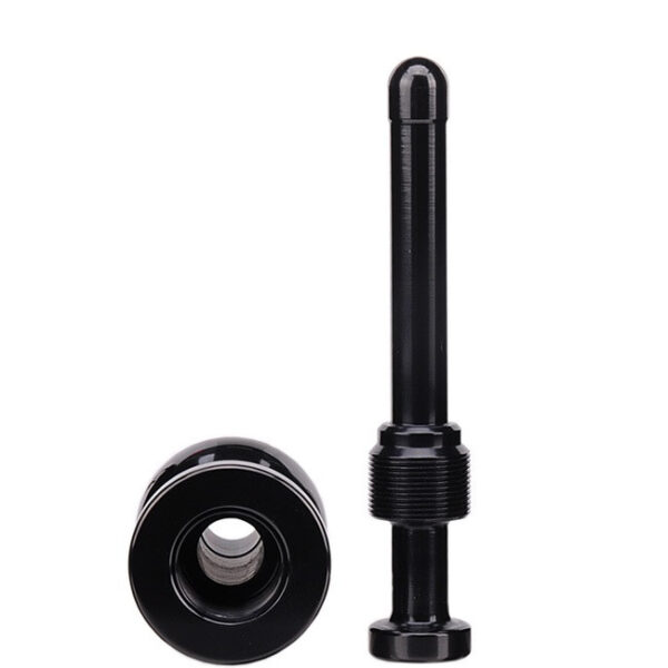 Plug Anal com Tunel e trava - HARD METAL COR Preto - Sexy shop