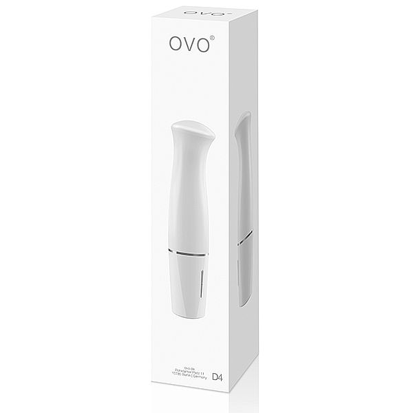Vibrador D4 - White - OVO LifeStyle - Sex shop