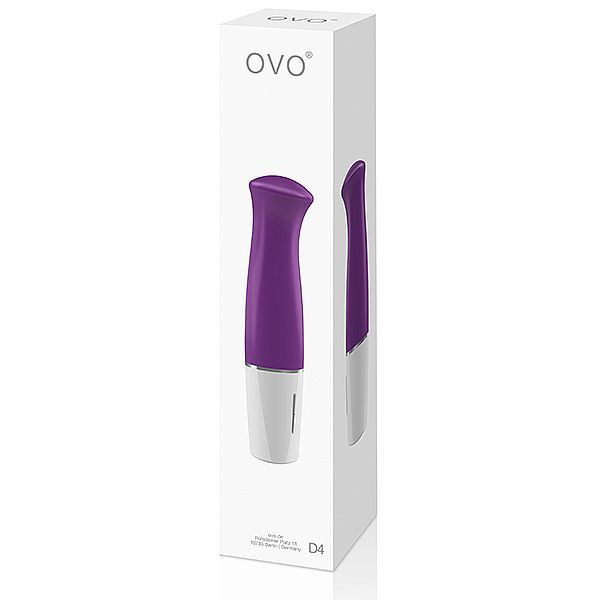 Vibrador D4 - Violet - OVO LifeStyle - Sex shop