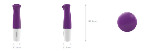 Vibrador D4 - Violet - OVO LifeStyle - Sex shop