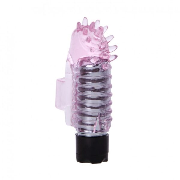 Dedeira Vibratória com Saliências Massageadoras e Vibração - FINGER VIBRATOR - Sexshop