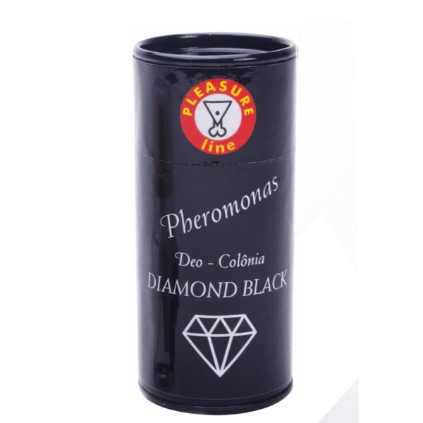 Perfume Diamond Black Deo Colônia Masculina Pheromonas 20ml Pleasure Line - Sex shop