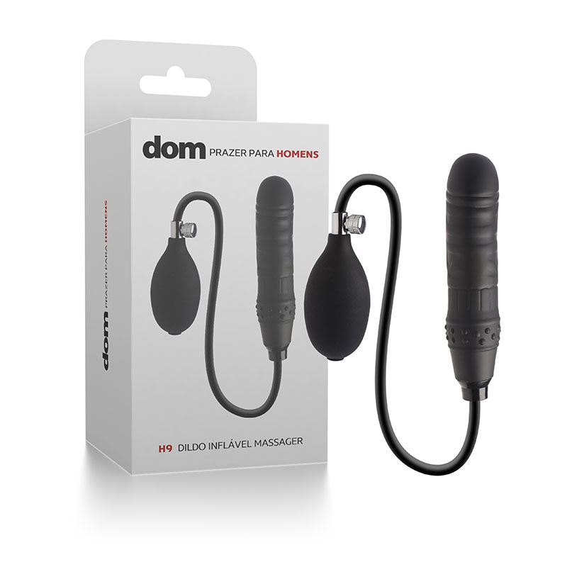 Pênis Inflável - DOM H9 - Dildo Inflável Massager - Sex shop