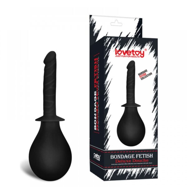 Ducha Anal com Bico Formato Pênis em Silicone - LOVETOY DELUXE DOUCHE - Sexshop