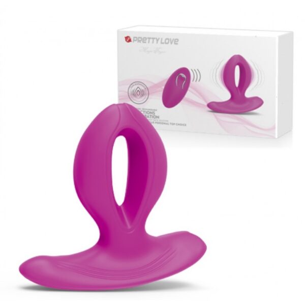 Plug Anal Wireless com 12 Modos de Vibração e Sistema de Contração e Expansão - PRETTY LOVE - Sexyshop