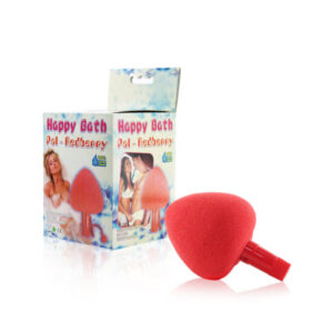 Esponja para Banho com Vibro Morango - Sexshop