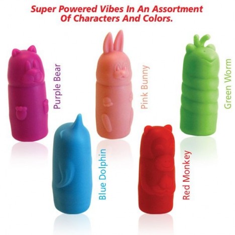 Estimulador com cápsula vibratória - BULLET BUDDIES WORM - THE SCREAMING O