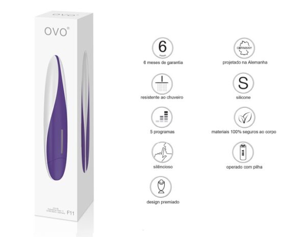 Vibrador, F11 - Lilac - OVO LifeStyle - Sex shop