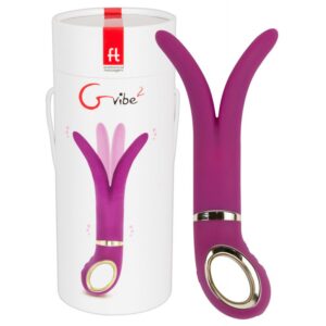 Vibrador e Estimulador Duplo Gvibe 2 - Sweet Raspberry - Sexshop