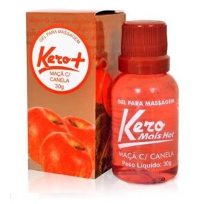 Gel Comestível Kero Mais Maça com Canela 30gramas - Sexshop