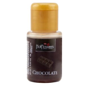 Gel Quente Aromatizante Chocolate 15ml HotFlowers - Sex shop