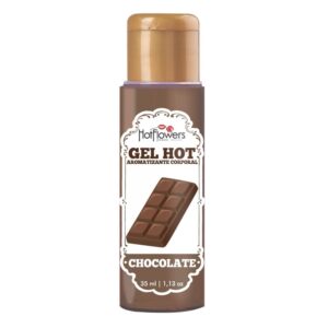 Gel Quente Aromatizante Chocolate 35ml HotFlowers - Sexshop