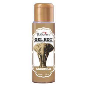 Gel Quente Aromatizante Hot Amarula 35ml HotFlowers - Sexshop