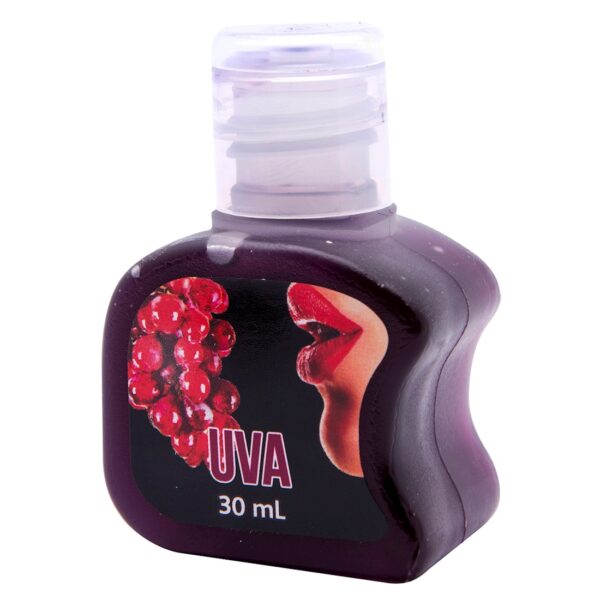 Gel Quente Comestível Uva 30ml SoftLove - Sex shop