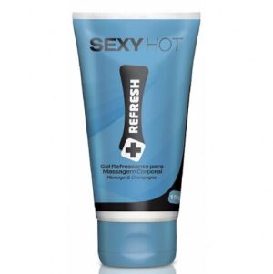 Gel refrescante Sexy Hot Morango e Champagne - Sexshop-0