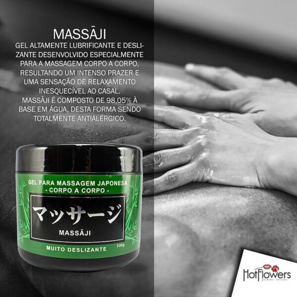 Massaji Gel massgem Corpo a Corpo 500g HotFlowers - Sex shop