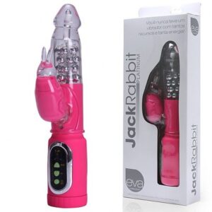 JACK RABBIT PLATINUM ROSA - Vibrador rotativo com esferas massageadoras - Sex Shop