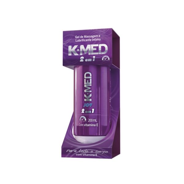 Gel de Massagem e Lubrificante Íntimo 2 em 1 Joy 200ml K-MED - Sexshop