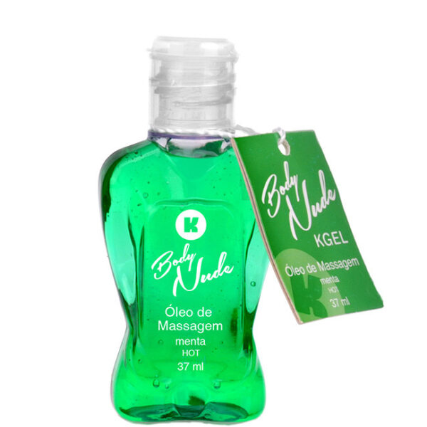 Óleo de Massagem Body Nudes Kgel Hot Menta 37ml - Sexshop