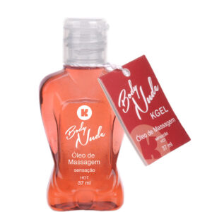 Óleo de Massagem Body Nudes Kgel Hot Sensação 37ml - Sexshop