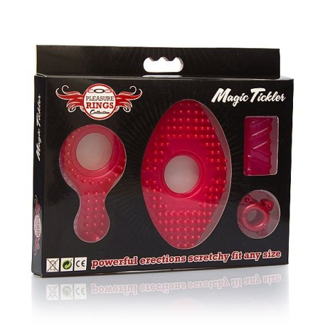 Kit com 4 anéis para prolongar a ereção - Sex shop