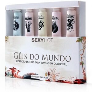 Kit Completo Géis funcionais do Mundo - 5 bisnagas - Sexshop