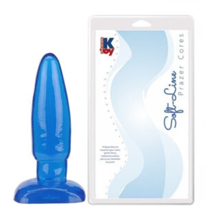 Plug anal torpedo feito em silicone 15,5X4 CM - Sexshop