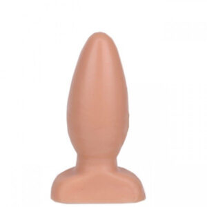 Plug anal torpedo macio Bege - Sexshop