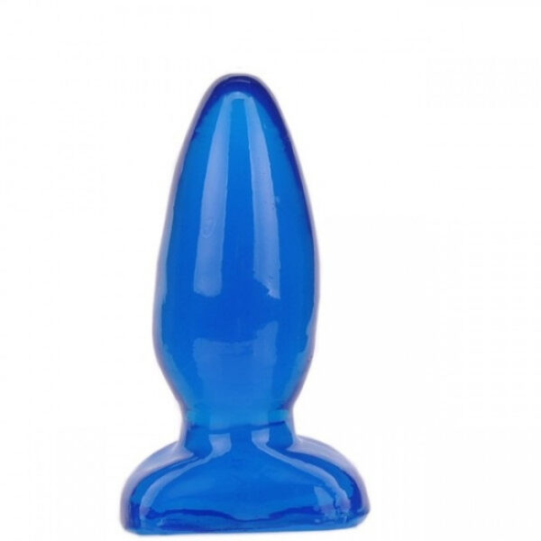 Plug anal torpedo macio Azul - Sexyshop