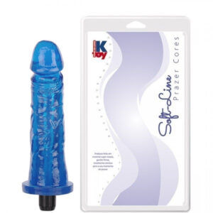 Pênis com Vibrador 17,5x3,8Cm AZUL - Sexshop