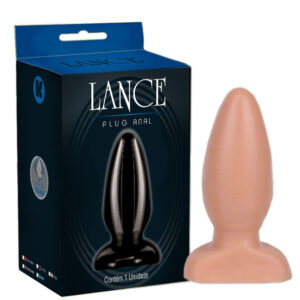 Plug anal torpedo macio Bege - Sexshop