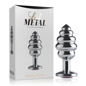 Plug Anal Ondinhas Lust Metal - Plug Hive Pug Silver - Sex shop