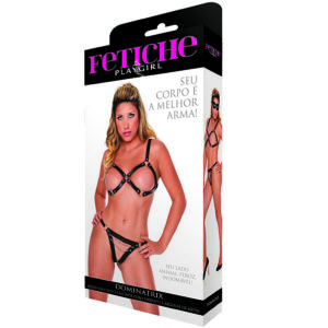 Conjunto Dominatrix - Madona Queen + Calcinha Dominatrix - Sex shop