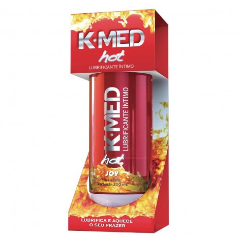 LUBRIFICANTE ESQUENTA ÍNTIMO JOY HOT 200ML K-MED - SEXSHOP