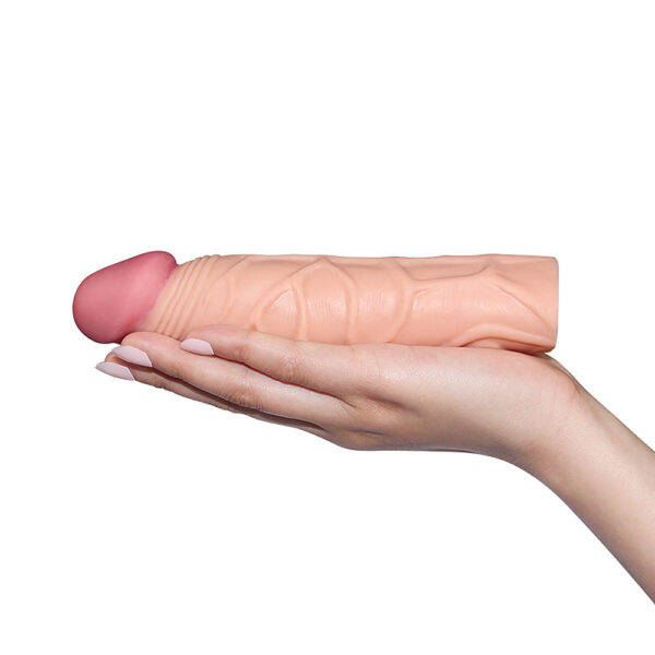 Capa Peniana Extensora 2,5 cm com Veias Saltadas - LOVETOY - Sexshop