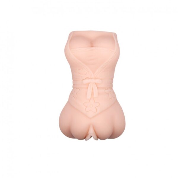 Masturbador Formato Corpo Feminino com Detalhes Florais - CRAZY BULL VAGINA MASTURBATOR - Sexy shop