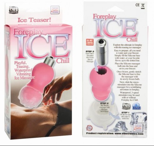Massageador clitoriano de gelo - FOREPLAY ICE CHILL MASSAGERS - CALIFORNIA EXOTIC - Sexshop