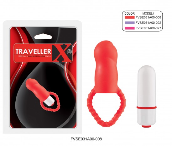 Massageador silicone com 10 velocidades - TRAVELLER X - NANMA - Sexshop