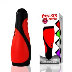 Masturbador Oral Sex Love com vibro, 30 velocidades diferentes - Sexshop-0