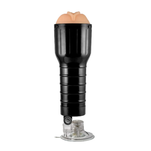 Masturbador vagina em cyberskin em formato de lanterna com ventosa - Sexshop