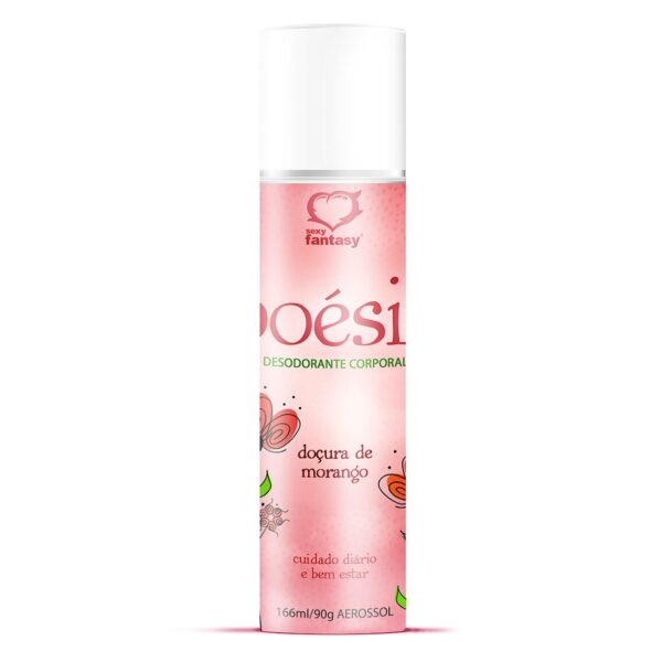 Poésie Desodorante íntimo Morango 90g Sexy Fantasy - Sexshop-0
