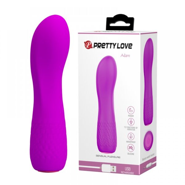 Mini Vibrador Ponto G com 10 Modos de Vibração - PRETTY LOVE ALICE ou ADAM - Sexshop