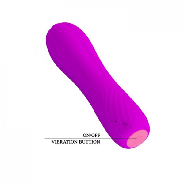 Vibrador Recarregável com Extremidade Arredondada e 12 Modos de Vibração - PRETTY LOVE ALLEN - Sexshop