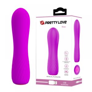 Vibrador e Massageador Ponto G com 12 Modos de Vibração - PRETTY LOVE BEAU - Sexshop